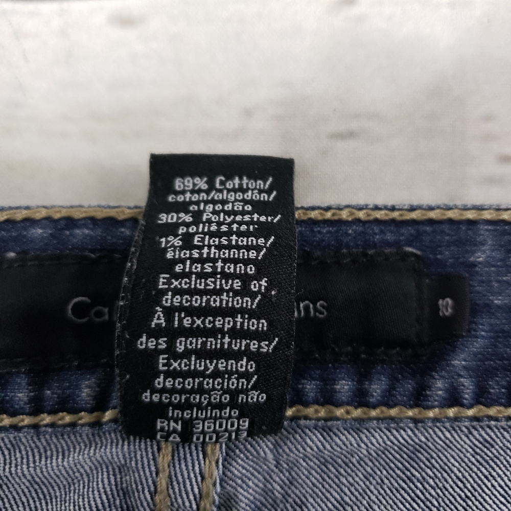 Calvin Klein Jeans Size 10 Skinny Blue Denim Pants - Picture 8 of 8